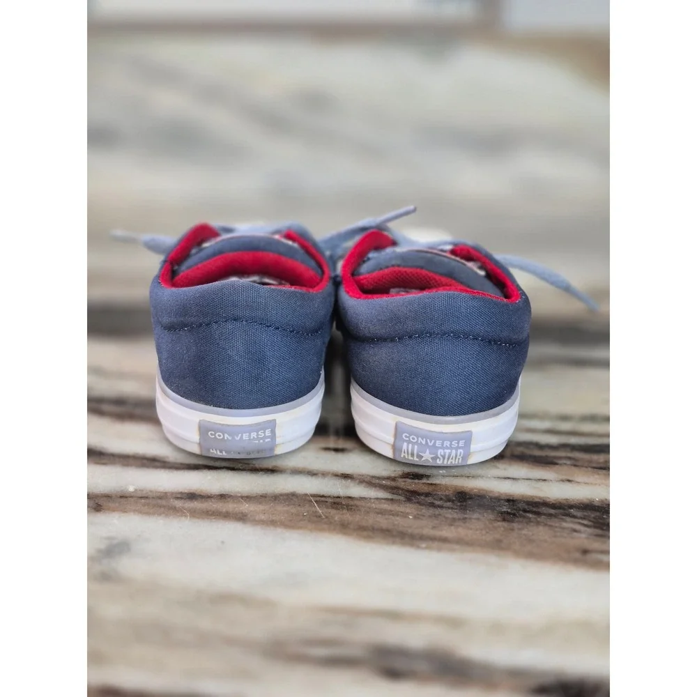 Converse All Star Chuck Taylor Street Slip Blue Red Infant Sneakers 8 Americana
